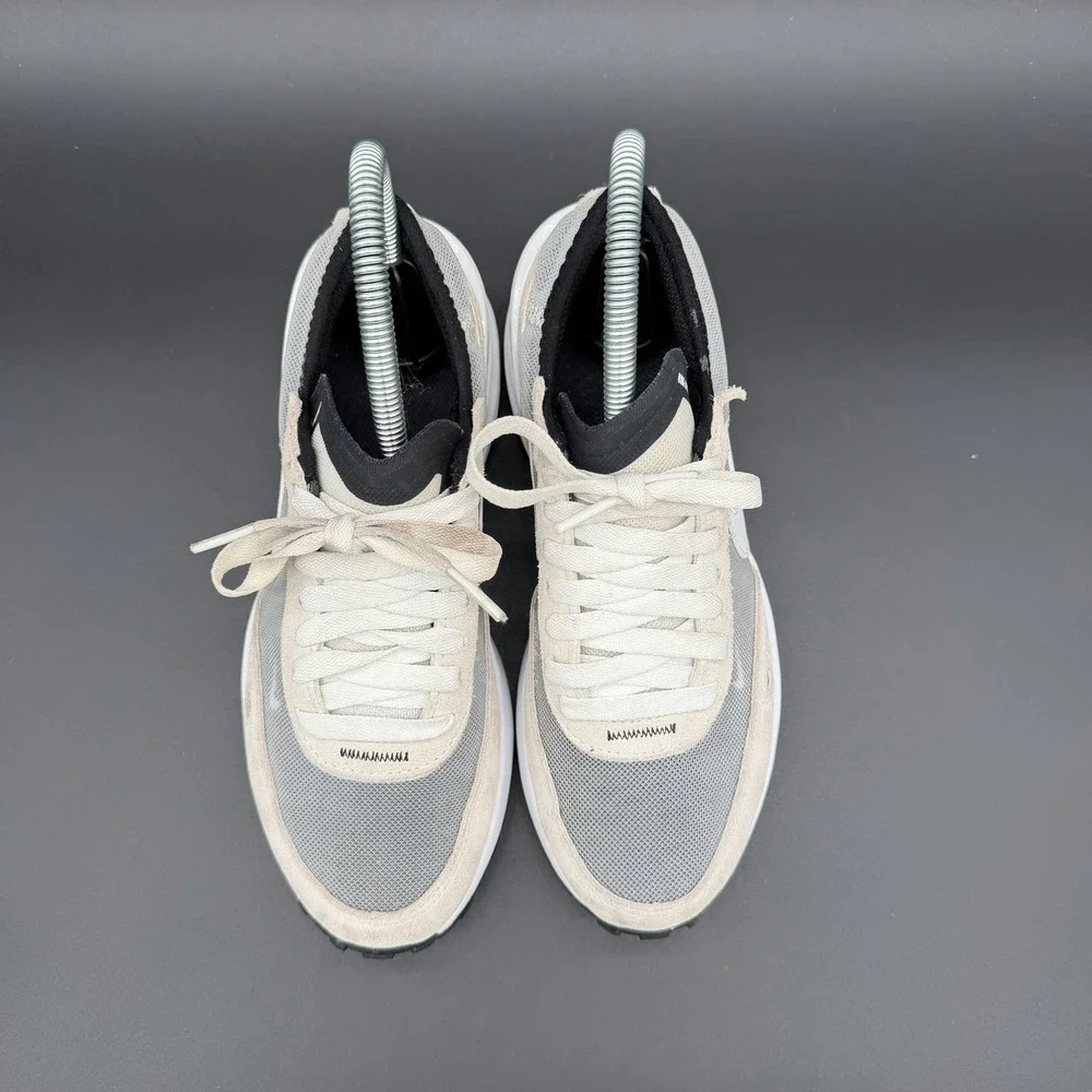 Nike Waffle One Shoes Summit White Gray Black Size 3.5Y Women's size 5